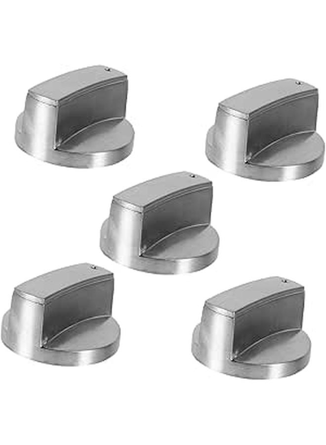 Stainless Steel Gas Stove Knobs Replacement Set of 15 Easy to Install - Image 1