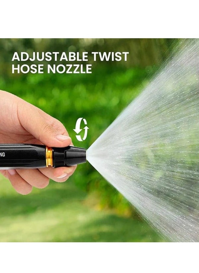 Generic Upgrade Car Washing Water Gun Garden Hose Nozzle Sprayer, Metal High Pressure Leak-proof Water Hose Nozzle with 3 Adjustable Spray Patterns for Garden Watering And Car Pet Washing  - Image 2