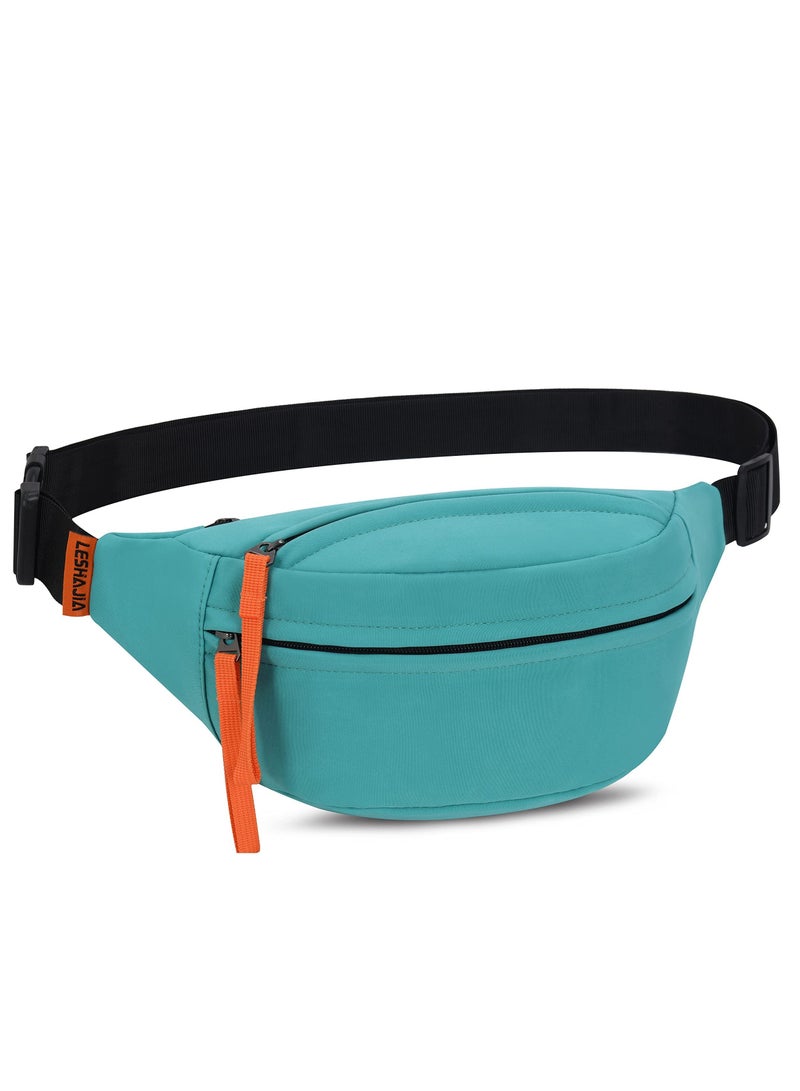 Excefore حقيبة حزام كروس بودي للجنسين، حقيبة خصر قابلة للتعديل عالية السعة مقاومة للماء، يسهل حمل أي هاتف للسفر والتمرين والرياضات الخارجية - Image 1