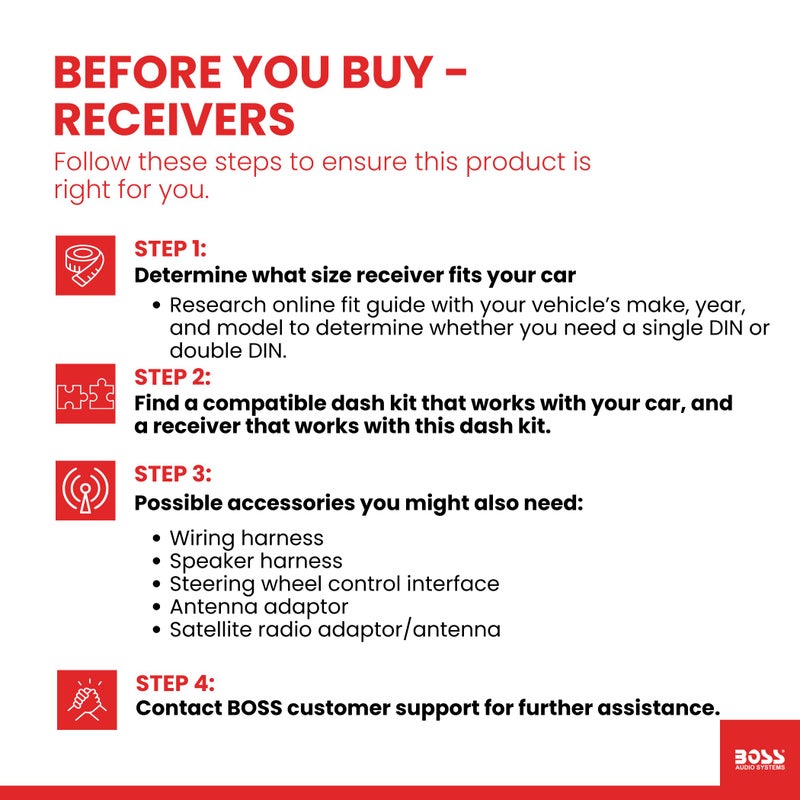 BOSS Audio Systems BV9364B Car Stereo DVD Player - Double Din, Bluetooth Audio/Hands-Free Calling, 6.2 Inch Touchscreen LCD Monitor, MP3 Player, CD, DVD, USB Port, SD, AUX Input, AM/FM Radio Receiver - Image 3