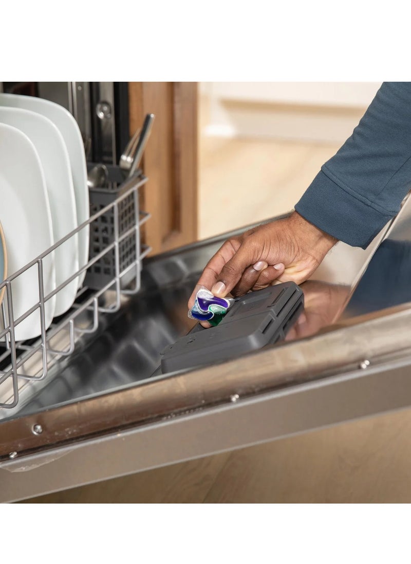 Cascade Cascade Platinum Plus Automatic Dishwasher Detergent ActionPacs, Fresh, With Grease Fighting Of Dawn 81Tablet/Pods Green /Purple 1.25 kg  - Image 4