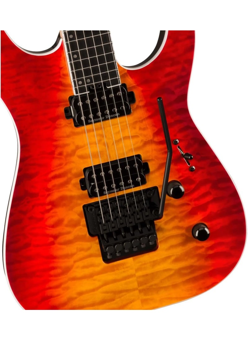 Jackson Pro Plus Series Dinky DKAQ Electric Guitar  Firestorm