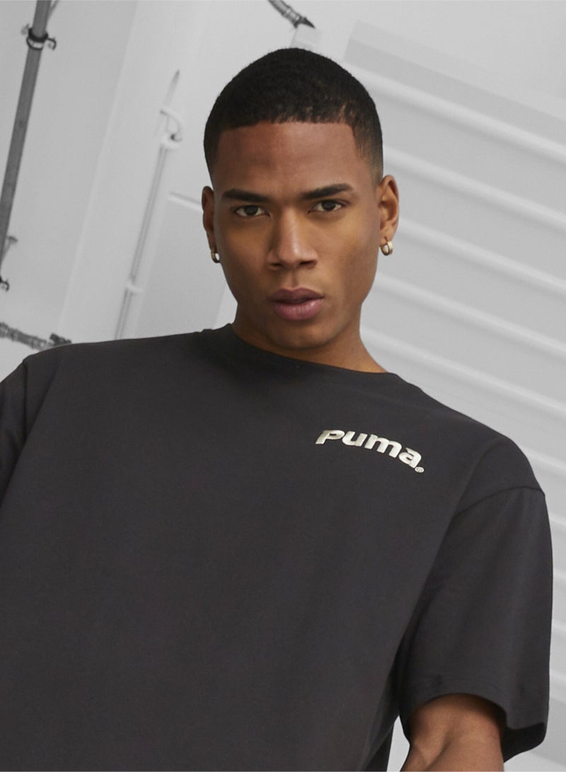 PUMA TEAM Mens Graphic Relaxed T-shirt  - Image 1