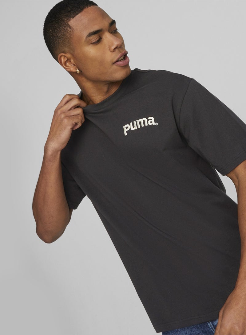 PUMA TEAM Mens Graphic Relaxed T-shirt  - Image 3