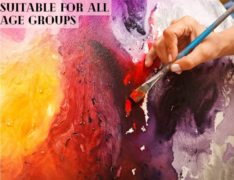 Brustro Artists (10 x 14 Inch) 100% Cotton Canvas Board, Medium Grain, 4 mm Thickness, Pack of 1, Suitable for Oil and Acrylic Paintings - Image 4