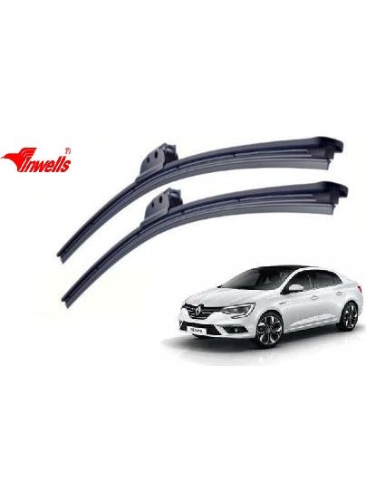 Inwells Renault Megane 4 2016-2020 Banana Wiper Set 600mm + 450mm 