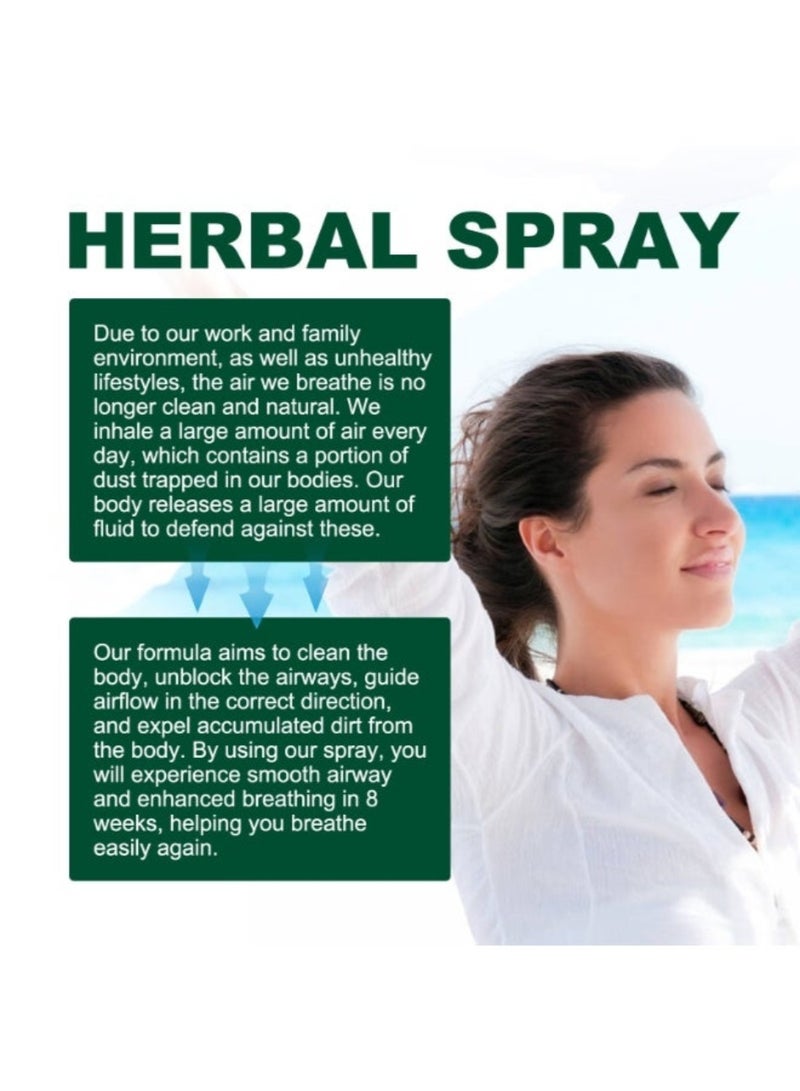 Jouer Herbal lung cleansing spray, RespinaTURE, Googer herbal lung cleansing spray, RespinaTURE's best herbal lung cleansing spray, RespinaTURE herbal lung cleansing spray (30ml) - Image 5