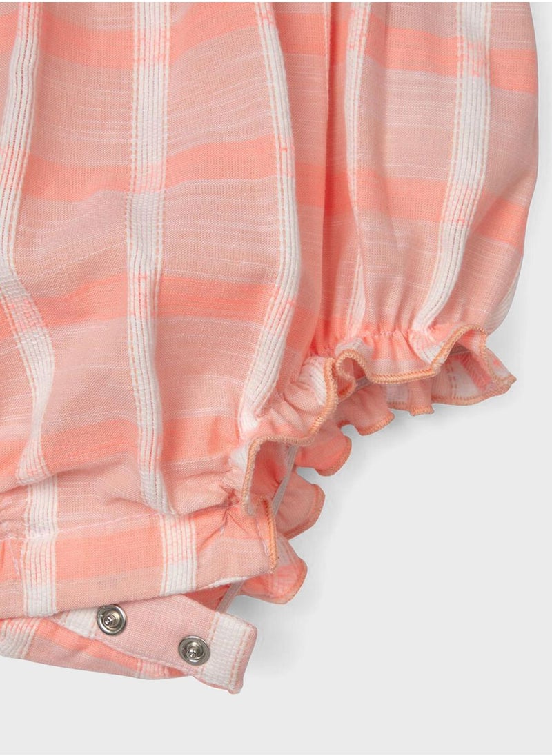 Zippy - Infant Striped Playsuit + Hat Set - Image 1