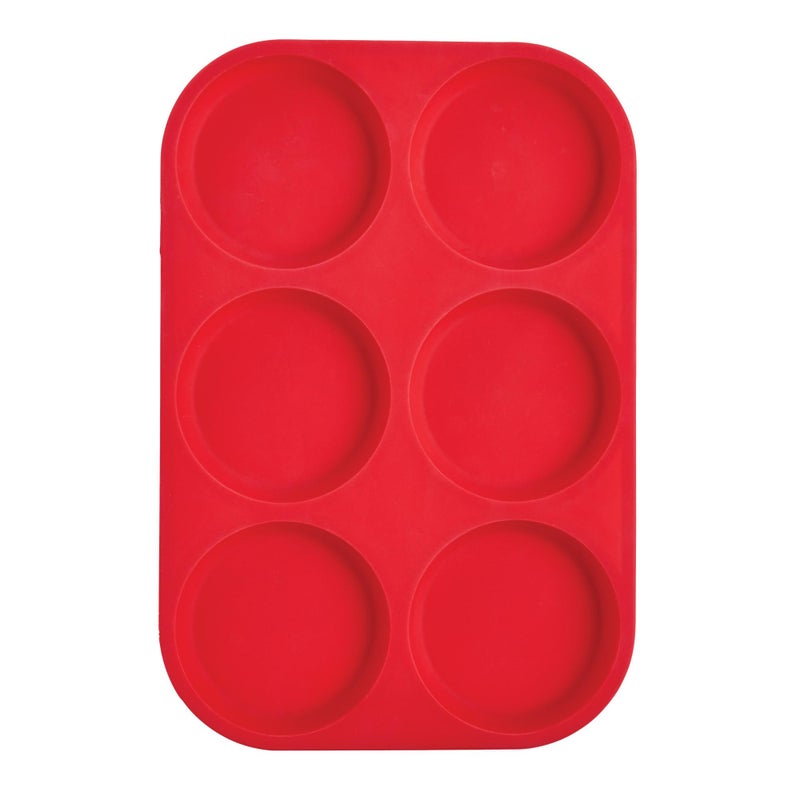 Mrs. Anderson's Baking Mrs Andersons Baking 6Cup Muffin Top Pan NonStick EuropeanGrade Silicone