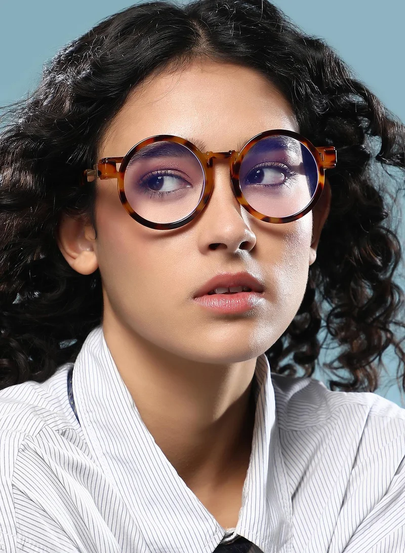 Haute Sauce Polarized Full Rim Round Sunglasses For Women