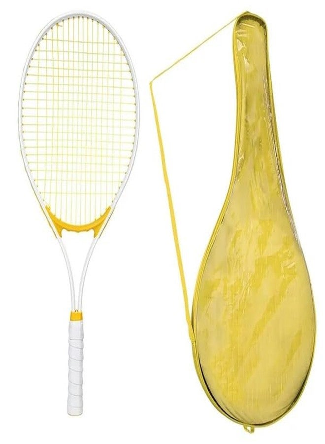 Dolphy Recreational Tennis Rackets Adults | Super Lightweight Tennis Racquets for Student,Training & Beginners with Overgrips and Carry Bag | Outdoor Games (25-inch)- Yellow - Image 1