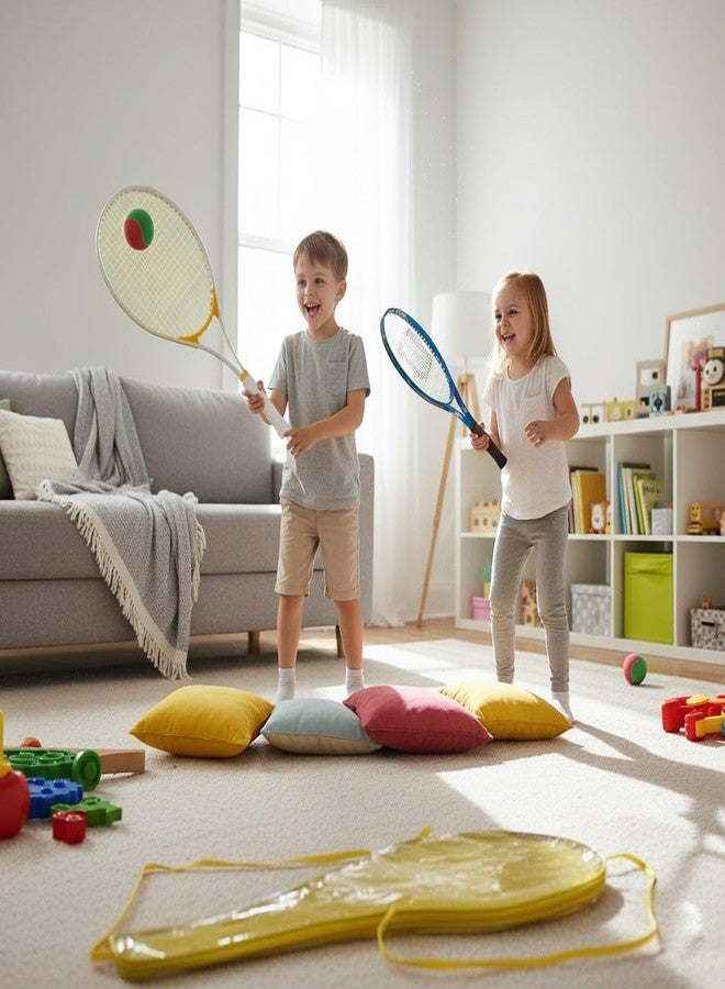 Dolphy Recreational Tennis Rackets Adults | Super Lightweight Tennis Racquets for Student,Training & Beginners with Overgrips and Carry Bag | Outdoor Games (25-inch)- Yellow - Image 3