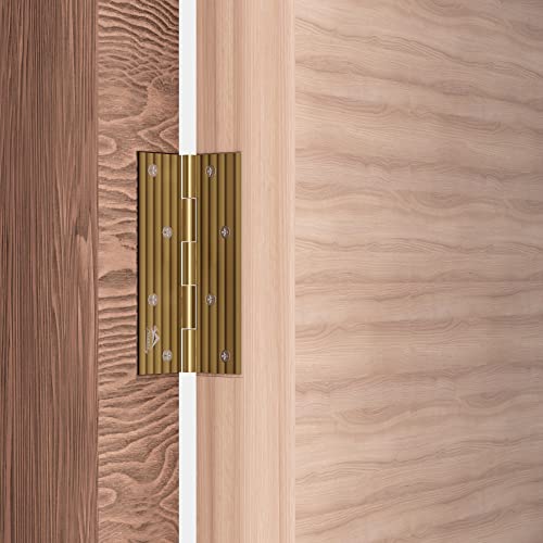 Atlantic Door Butt Hinges 5 Inch x 12 Gauge/2.5 MM Thickness, Premium Stainless Steel Welded Head, Antique Finish, Pack of 24 Pcs - Image 5
