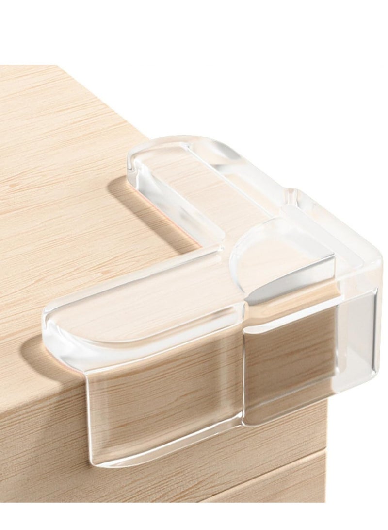 Clear 20-Pack Corner Protector Guards – Transparent Furniture Edge Bumpers for Baby Safety, Soft Cushions to Cover Sharp Edges, Protects Children from Injuries, Ideal for Tables, Desks, and Home Furniture - Image 1