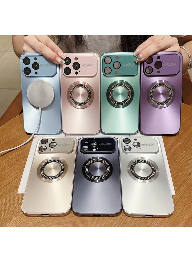 S-TOP Case For iPhone 14 Pro Large Window Diamond Magnifier Magnetic Phone Case - Image 2