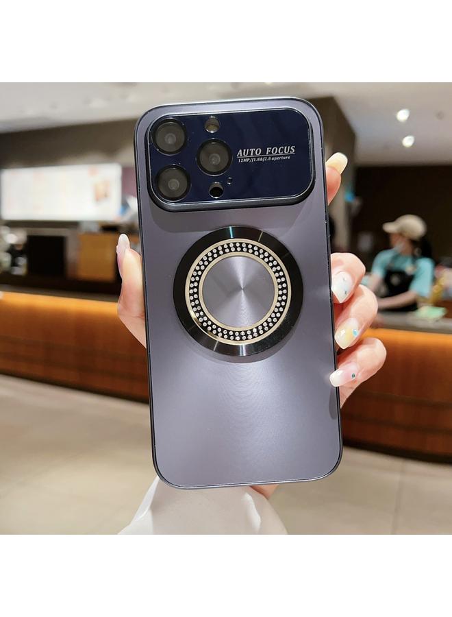 S-TOP Case For iPhone 14 Pro Large Window Diamond Magnifier Magnetic Phone Case - Image 1