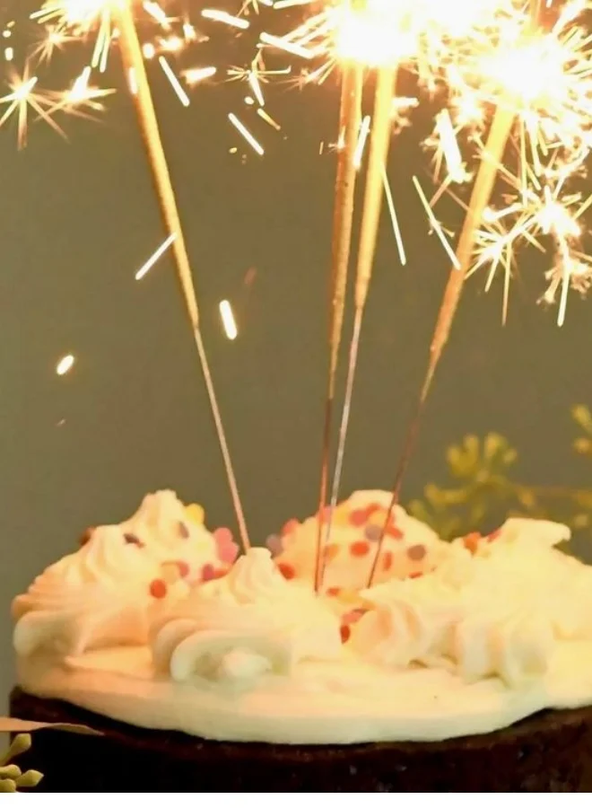 Wondercandle Gold Mini Sparkler Candle Set - Pack of 20