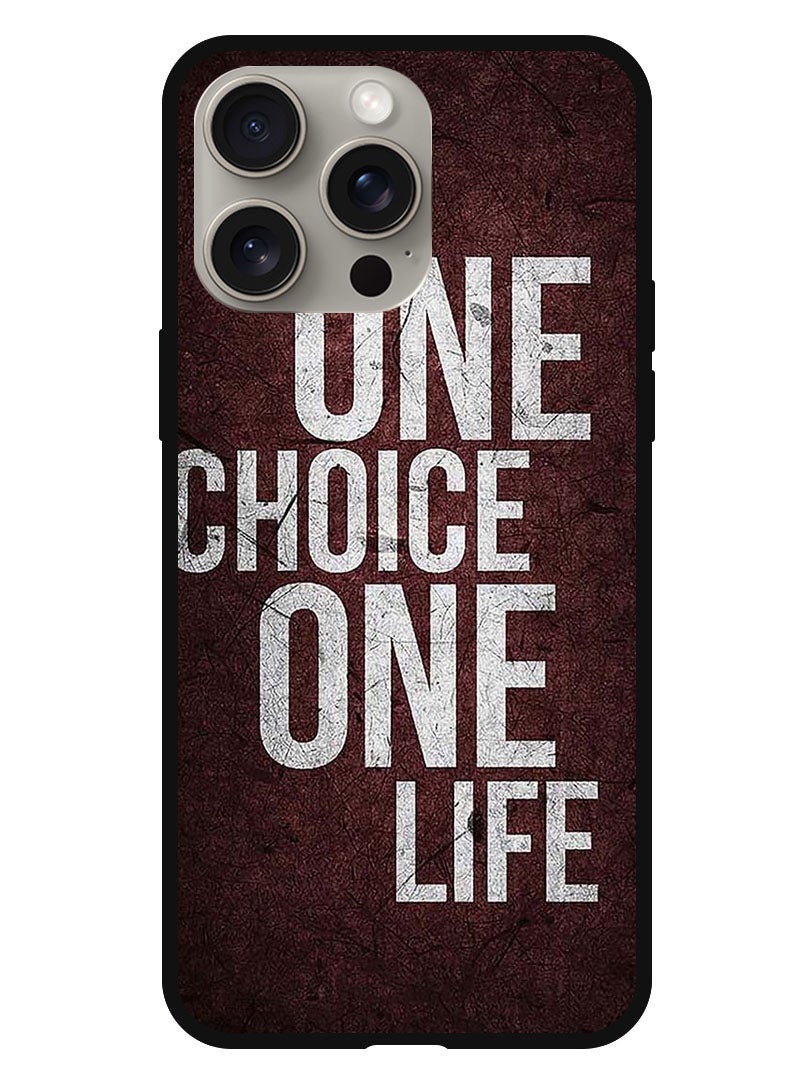 Theodor Protective Case Anti Scratch Shock Proof Bumper Cover For iPhone 15 Pro Max One Choice One Life - Image 1