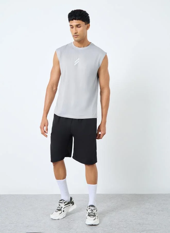 Styli Styli Men Minimal Print Workout Tank