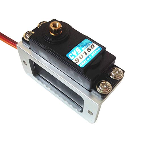 TAODAN 1 Set Aluminum Alloy Aircraft Model Ship Model Use Aluminum Alloy Standard S3003 Rudder Frame MG995 and Other Servo Support Bracket Servo Seat - Image 4