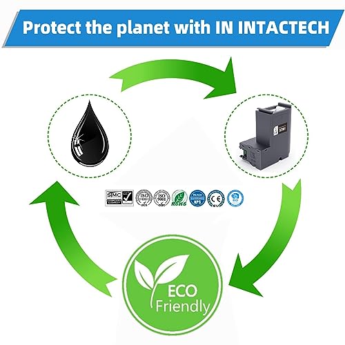 IN INTACTECH C13S210125 (S210125) Maintenance Box 2-Pack for Surecolor SC-F170 SC-F100 SC-F130 SC-F160 Printer Waste Ink Tank - Image 5