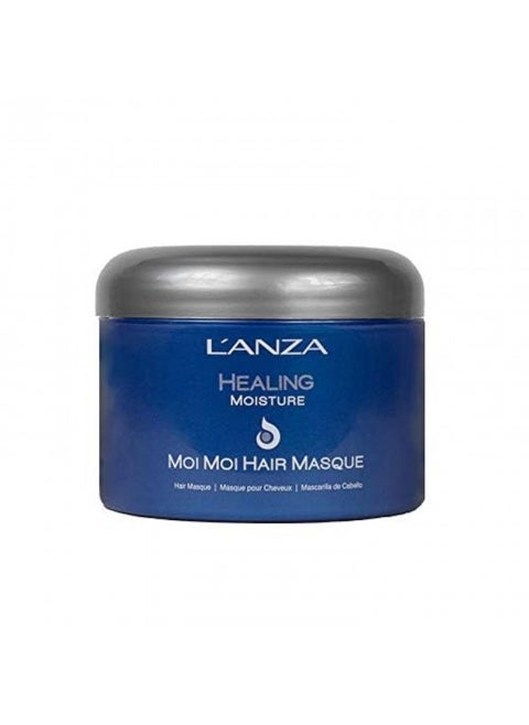 L'ANZA Healing Moisture Moi Moi Hair Masque, Moisturises and Refreshes Dry and Coarse Hair, Rich with Bamboo Codifying Complex, Sulfate-free, Paraben-free, Gluten-free Formula (6.8 Fl Oz)