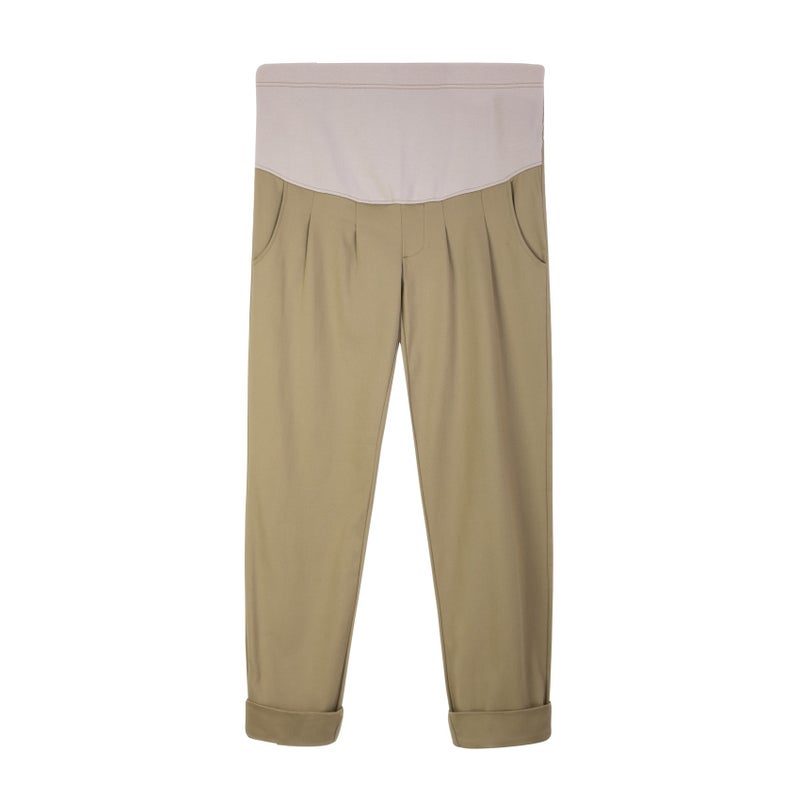 Long Niang Maternity Harem Pants Spring Autumn Korean Style Cotton Comfortable Plus Size Pregnancy Trousers - Image 5