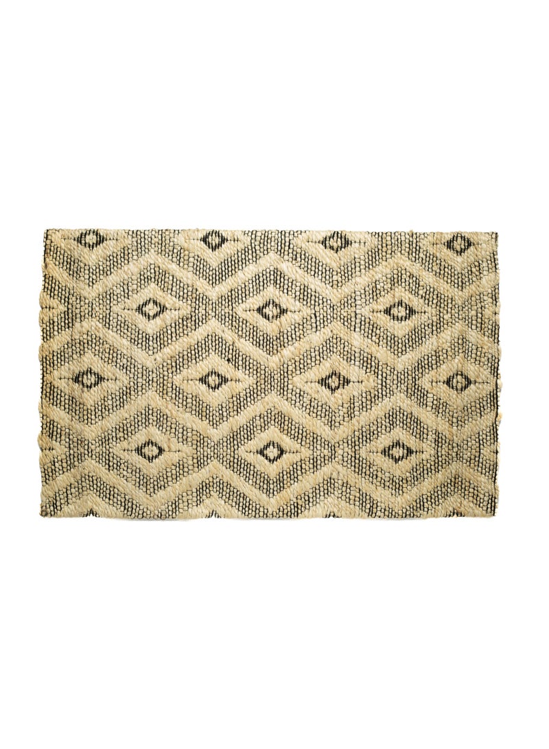 Indian handmade rug – a blend of jute, cotton and polyester - Image 3