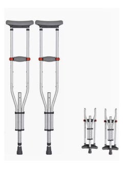 SKYLINE Adult folding crutches aluminum light and adjustable  - Image 1