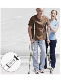 SKYLINE Adult folding crutches aluminum light and adjustable  - Image 4