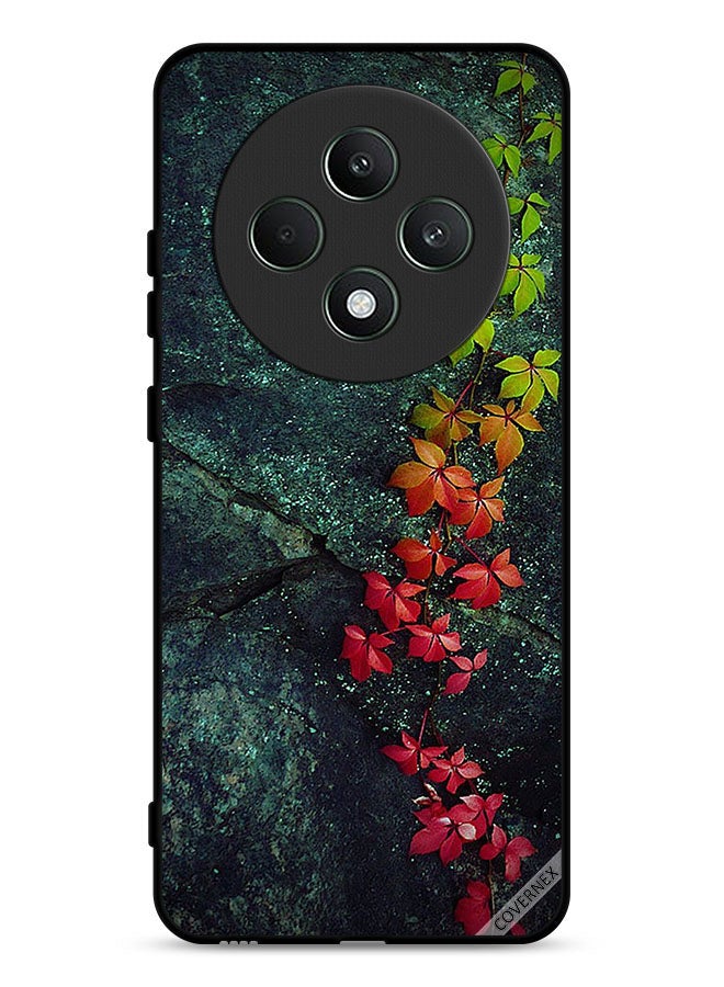 Covernex Oppo Reno12 F 4G Protective Case Cover Beautiful Leaves - Image 1