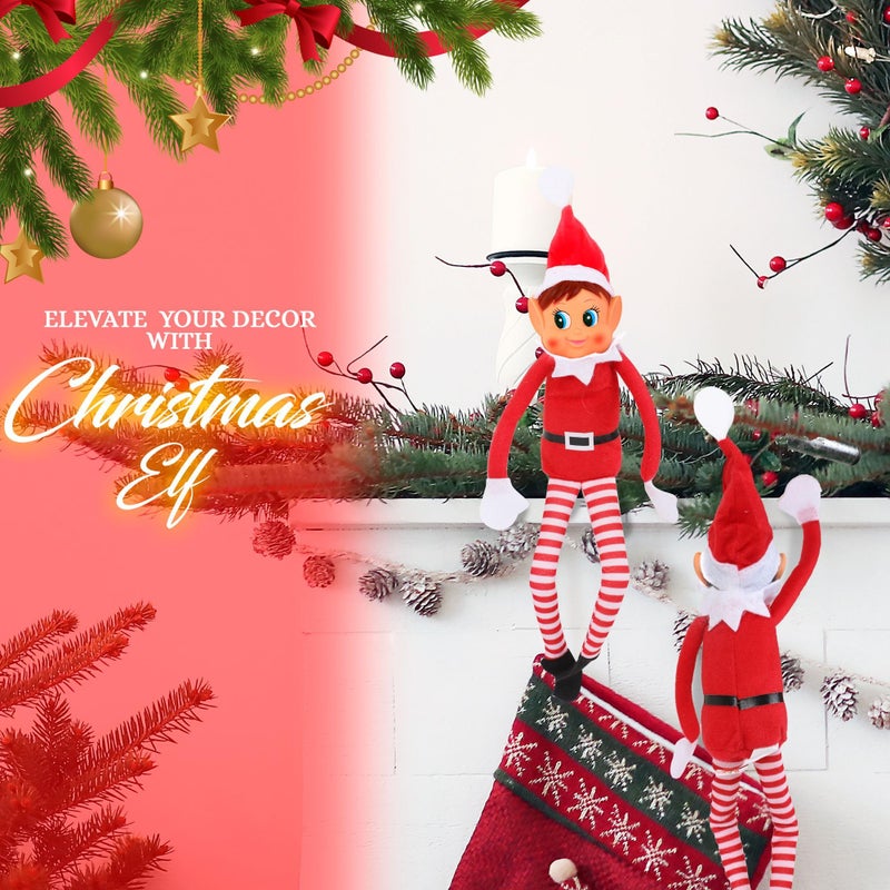 Elves Behavin Badly Christmas Elf Behaving Badly Plush Toy | Elfette Novelty Long Bendy Naughty Girl Christmas Doll | 12 Inches - Image 5