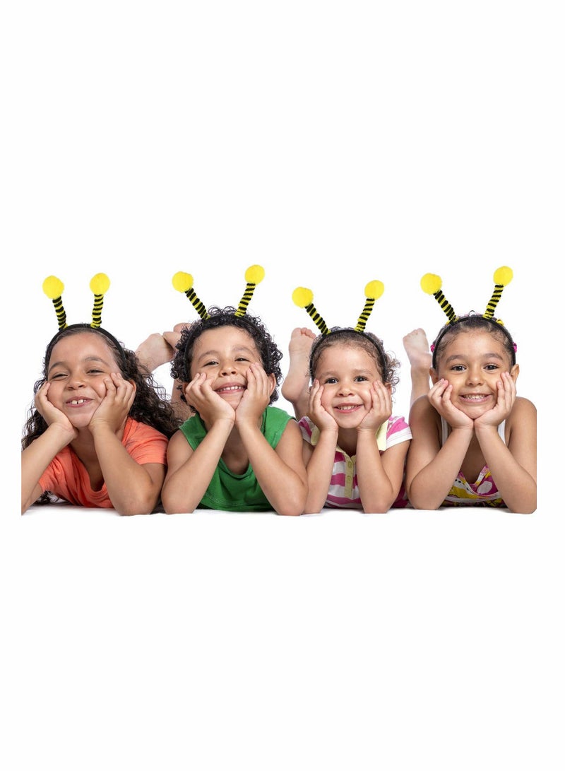SYOSI 8 Pieces Bee Headband, SYOSI Bee Antenna Headband, Tentacle Hair Bands for Kids, Costume Accessories, Bee Party Decorations Supplies - Image 4