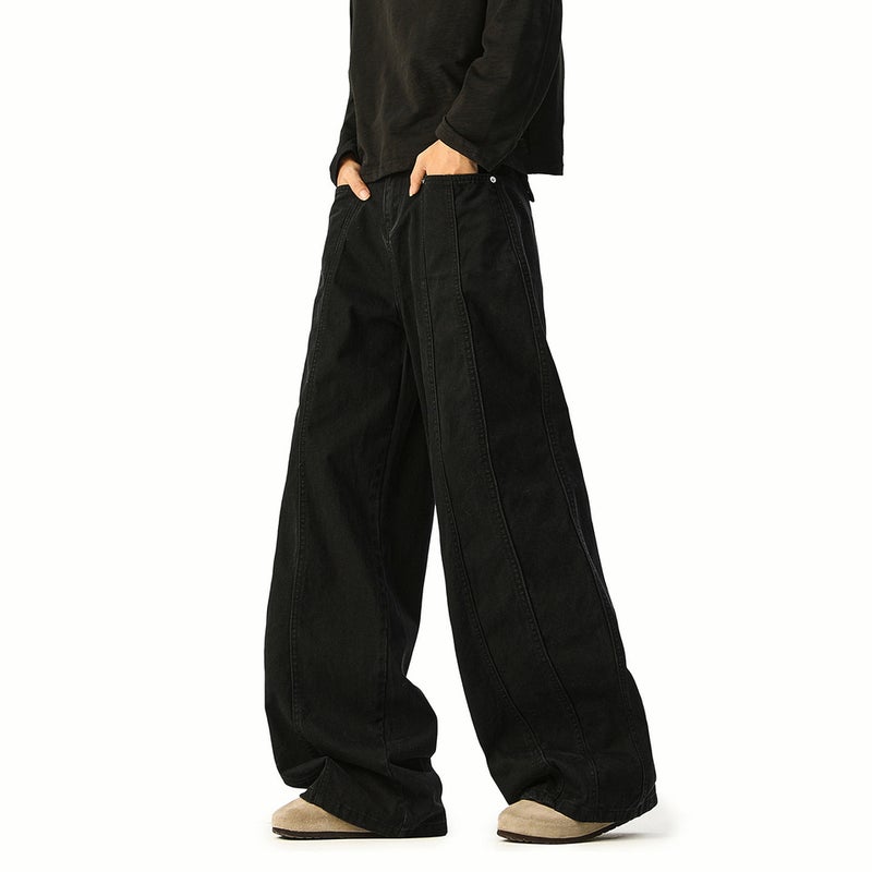 Unisex Classic Denim Jeans Loose Fit Daily Outdoor Wear - Image 4