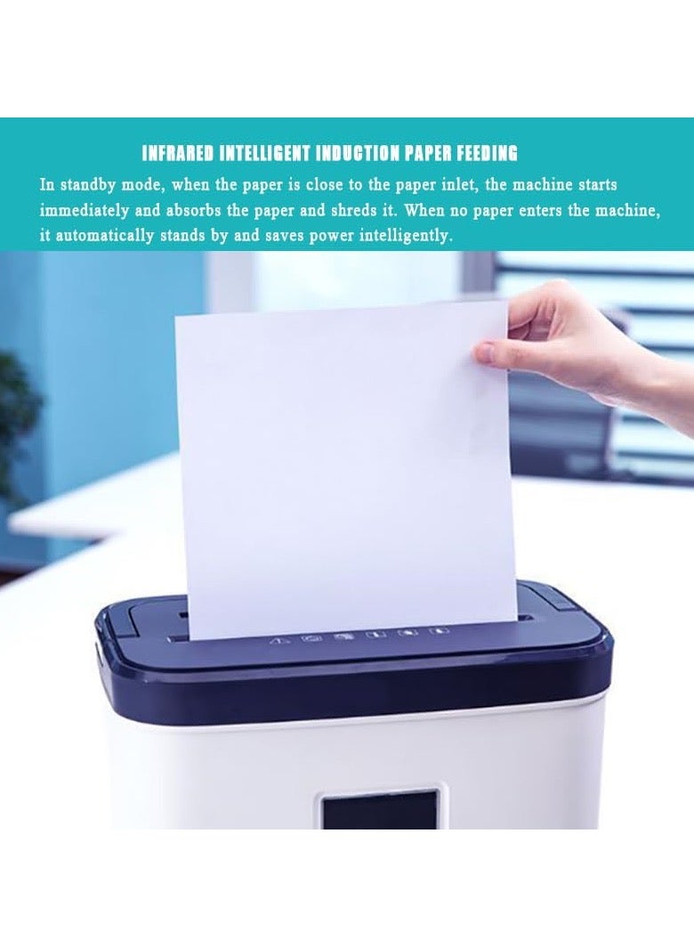 Generic High Security Micro Cut Shredders, 5-Sheet Automatic Feeding Paper Shredder, Ultra Quiet/2.6-Gallon Waste Basket, Shredding Credit Card/Staples, for Home Office  - Image 3