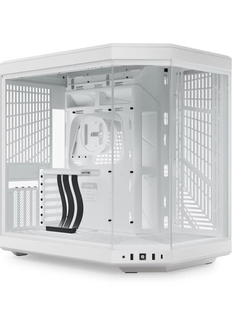 HYTE HYTE Y70 Dual Chamber Mid-Tower ATX Case - Snow White  - Image 1