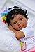 SCOM Realistic Reborn Baby Doll  20 Inch Real Life Black Doll Girl Lifelike African American Baby with Full Body Vinyl Weighted Newborn Brown Hispanic Dolls for Ages 3 4 5 6  Gift - Image 4