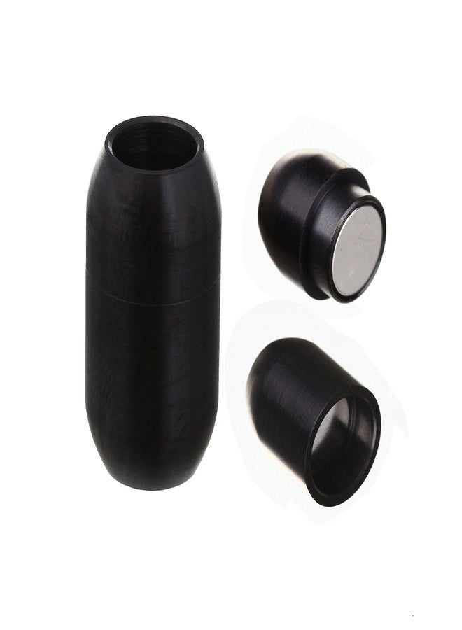 Linsoir Beads Stainless Steel Magnetic Clasp Inner Hole 3mm/4mm/5mm/6mm/8mm Glue-in Jewelry Clasp Inner Hole Size=4mm F7282BK04 - Image 2