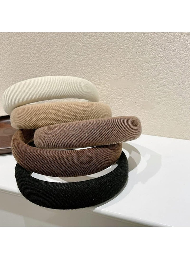 Loquat 5 Pack Soft Padded Headbands for Women and Girls, Fashion Hair Accessories - Image 3