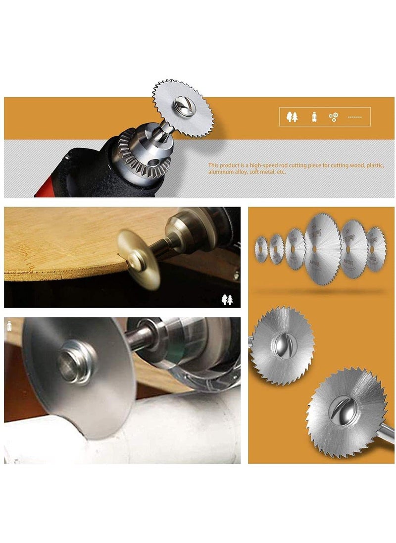 DIY Crafts DIY Crafts CTDIYHI43128 Cutting Wheel Set 18 Shank Diamond Cutting Wheel Mini HSS Saw Blades Resin Cutoff Disc Combo  - Image 4