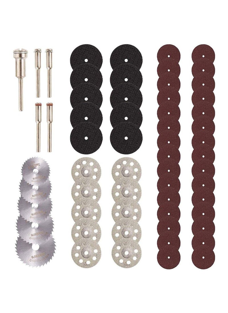 DIY Crafts DIY Crafts CTDIYHI43128 Cutting Wheel Set 18 Shank Diamond Cutting Wheel Mini HSS Saw Blades Resin Cutoff Disc Combo  - Image 1