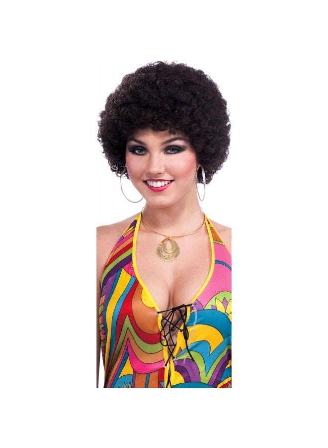 Forum Novelties Adult Afro Wig, Brown - Image 3