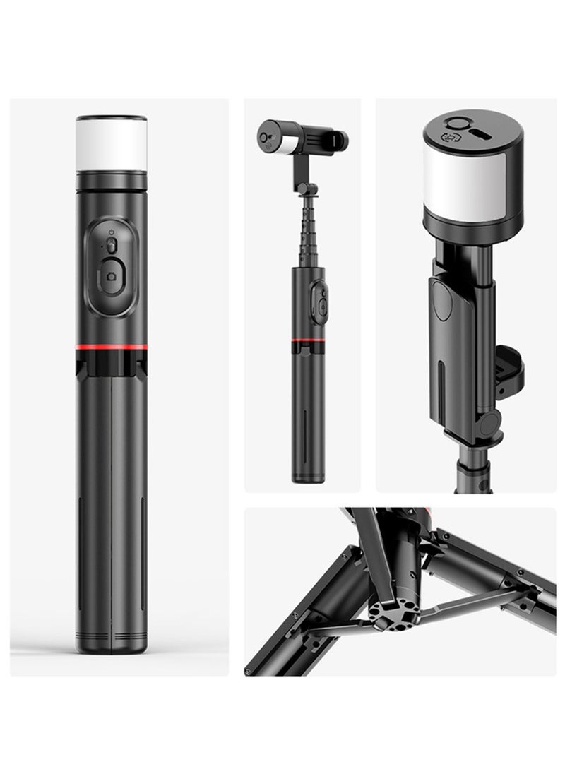 Super ZYouth - Selfie Tripod Stick with Light, Phone Holder Lightweight Tripod Stand, Remote Control Stable Stand Extendable Tripod Camera Phone Holder for Tiktok Vlog Youtuber Video Recording - Image 1