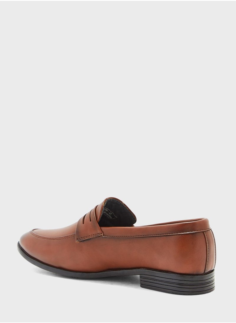 Robert Wood - Faux Leather Formal Slip Ons - Image 1