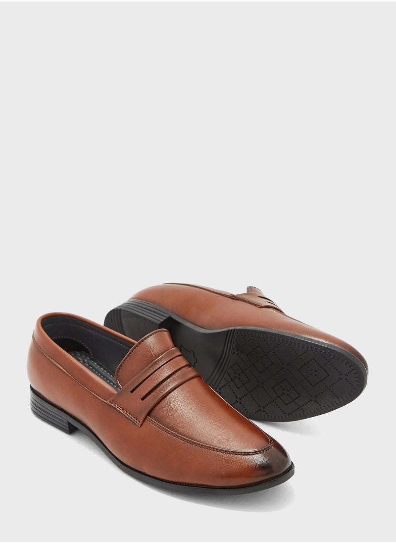 Robert Wood - Faux Leather Formal Slip Ons - Image 1