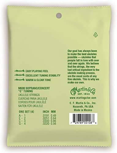 Martin M600 Ukulele Strings - Three Pack - Image 2