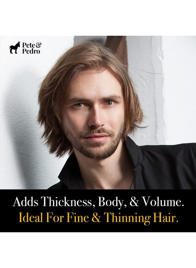 Pete & Pedro Thick Lightholding Thickening & Texture Styling Hair Cream | For Fine Thin & Thinning Hair Men & Women | Adds Thickness Body Volume And Fullness | As Seen On Shark Tank 4 Oz. - Image 5