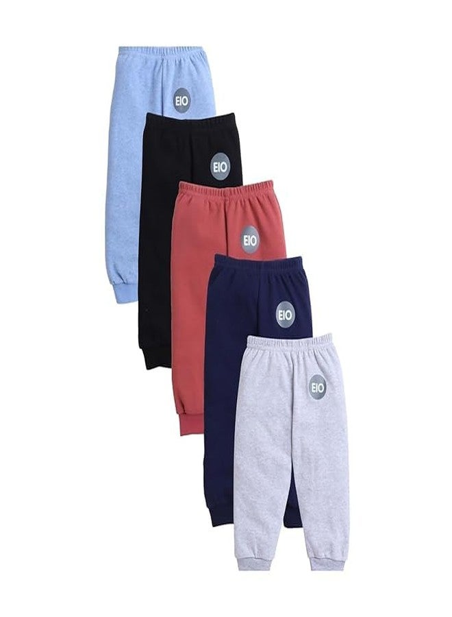 EIO طقم بيجامات قطنية مطبوعة بالكامل للأطفال الرضع من إي أو أو (من 0 إلى 3 أشهر، ألوان سادة)، تشكيلة متنوعة | نوع المقاس: مقاس عادي - Image 1