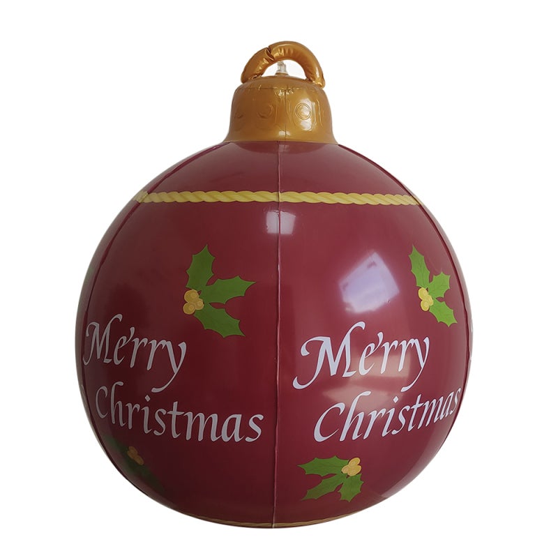 Christmas Inflatable Balloon PVC Xmas Ball Waterproof Ornament Large Size for Yard Decoration Outdoor Wedding Party Christmas New Year - Image 1