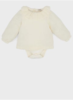 DeFacto Baby Girl Long Sleeve Long Sleeve Snap Body  - Image 1